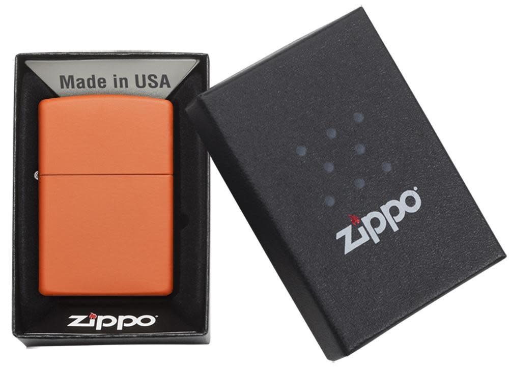 Zippo Classic Lighter Orange Matte - Image 4